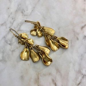 Chloe + Isabel Gold Leaf Drop Earrings